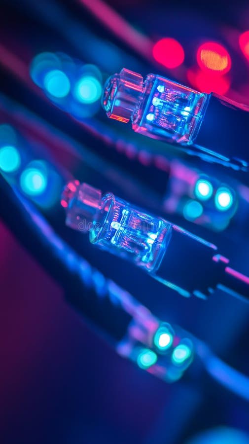 Cabluri ethernet iluminate